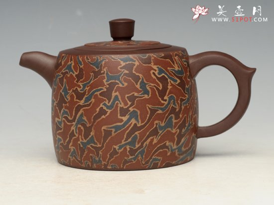 紫砂壶图片：绞泥一号  容量：300cc - 美壶网