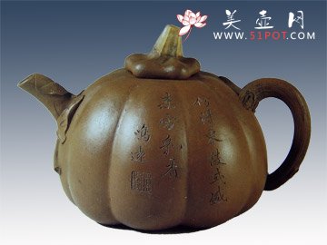 紫砂壶图片：南瓜壶 - 美壶网