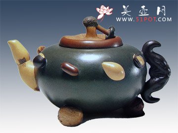 紫砂壶图片：百果 - 美壶网