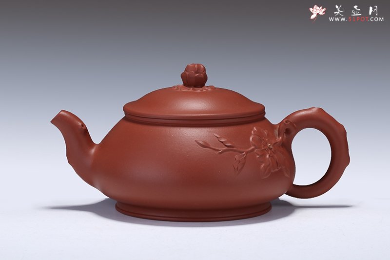 紫砂壶图片：春雨樱姿 - 美壶网