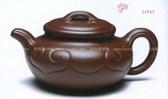 紫砂壶图片：如意访顾壶 - 美壶网
