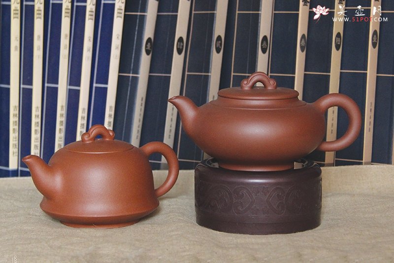 紫砂壶图片：平安对壶 - 美壶网