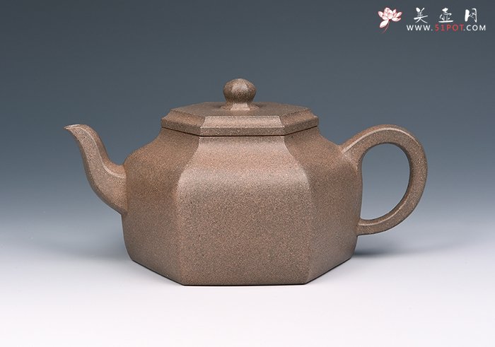 紫砂壶图片：六方莲子 - 美壶网