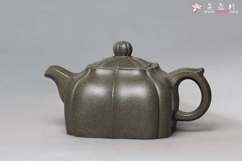 紫砂壶图片：四方菱花 - 美壶网