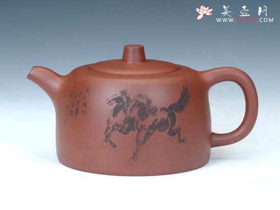 紫砂壶图片：曼生井栏壶 - 美壶网