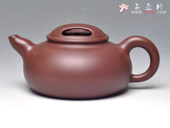 紫砂壶图片：牛气冲天（紫泥）5... - 美壶网