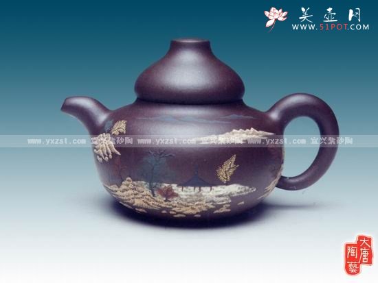 紫砂壶图片：景秀壶 - 美壶网