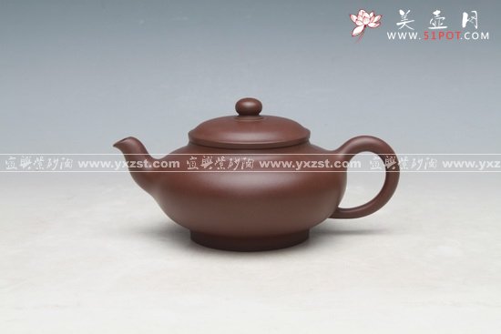 紫砂壶图片：虚扁 - 美壶网