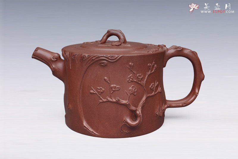紫砂壶图片：梅椿壶 - 美壶网