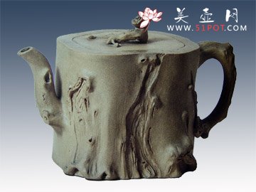 紫砂壶图片：松段 - 美壶网
