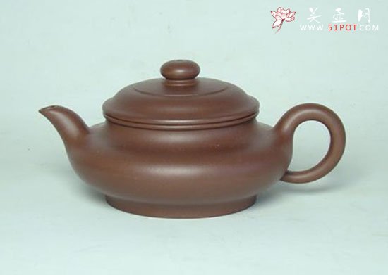 紫砂壶图片：虚扁 - 美壶网
