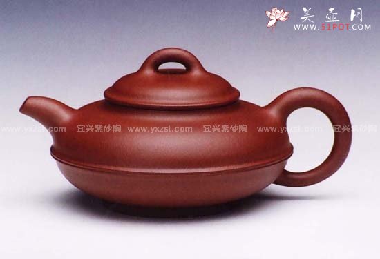 紫砂壶图片：线圆合欢 - 美壶网