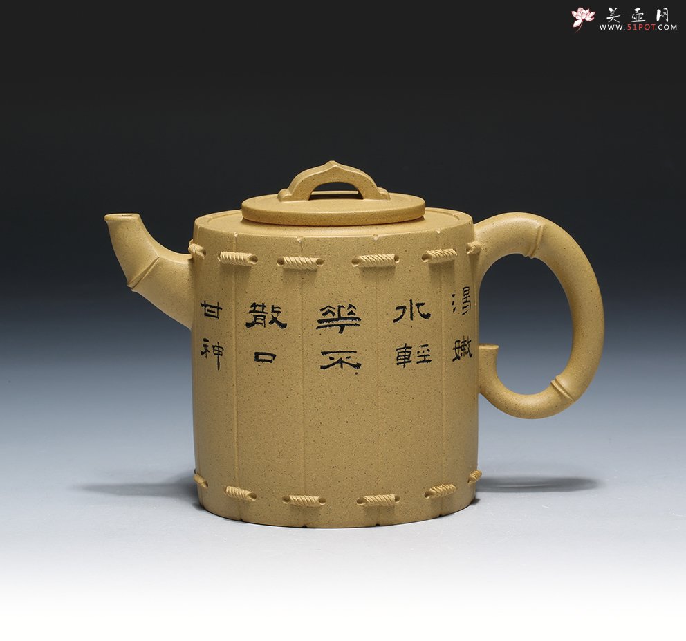 紫砂壶图片：竹简 - 美壶网