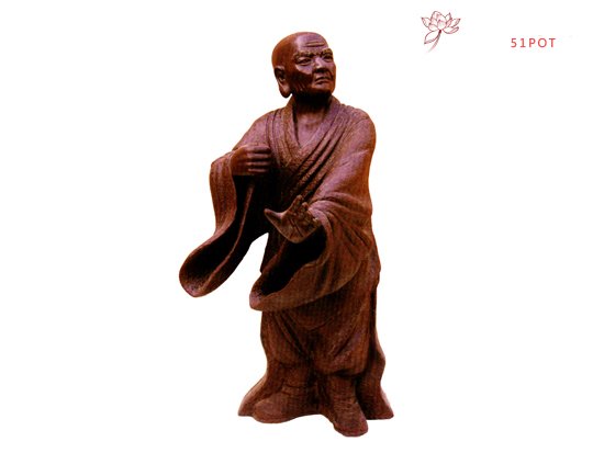 紫砂壶图片：看门罗汉作者：高级工艺师吴克强 - 美壶网