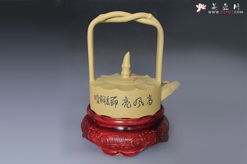 紫砂壶图片：高风亮节壶 - 美壶网