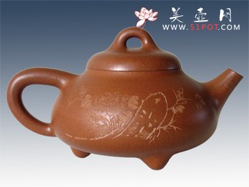 紫砂壶图片：石瓢壶 - 美壶网