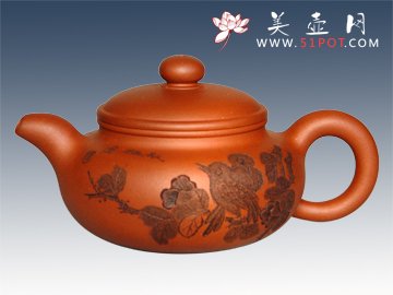 紫砂壶图片：荣华富贵 - 美壶网