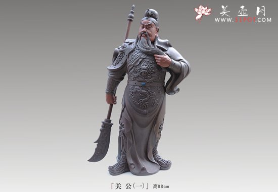 紫砂壶图片：关公（一） - 美壶网