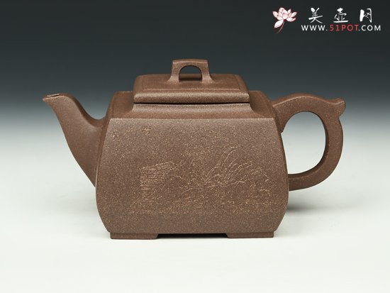 紫砂壶图片：四方桥顶 - 美壶网