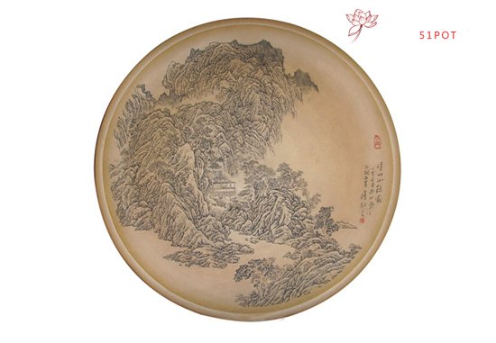 紫砂壶图片：07年陶刻之一 - 美壶网